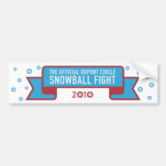 Kasta snöboll slagsmålbildekalet bildekal