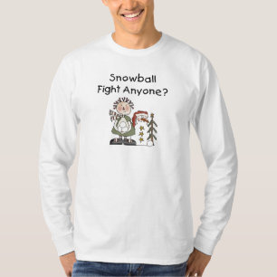 Kasta snöboll slagsmålTshirts och gåvor T-shirt