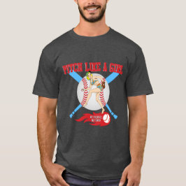 Kasta som en flicka t shirt