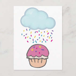 Kasta Sprinkles på Cuptårta Vykort