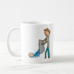 Kasta ut Baby med badvatten Kaffemugg