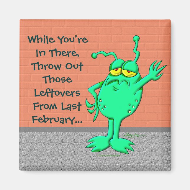 Kasta ut de där hjälppoverna magnet (Framsidan)