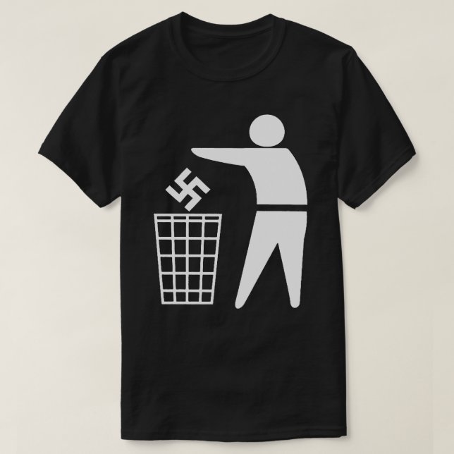 Kasta ut fascister t shirt (Design framsida)