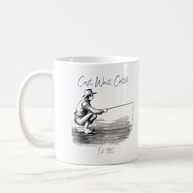 Kasta. Vänta. Fånga Kaffemugg (Vänster)