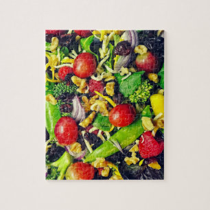 Kastad sallad- & fruktScramble - 8x10 - 110 PC Pussel