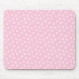 Kastade rosa stjärnor musmatta