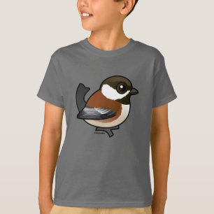 Kastanj-dragen tillbaka Chickadee T-shirt