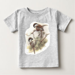 kastanj-dragen tillbaka chickadee tee shirt