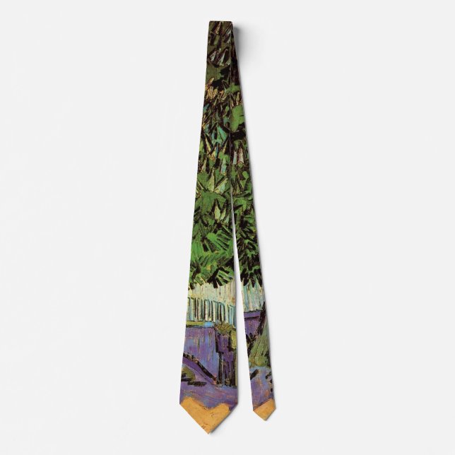 Kastanje i blomning av Vincent van Gogh Slips (Framsida)