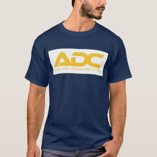 Kastanjebrun dricka klubb tee shirt