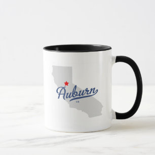 Kastanjebrun Kalifornien CA skjorta Mugg
