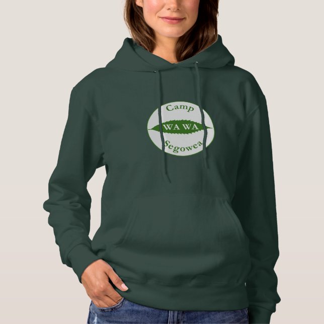 Kastanjebrun skjorta för lövläger WA WA T Shirt (Framsida)