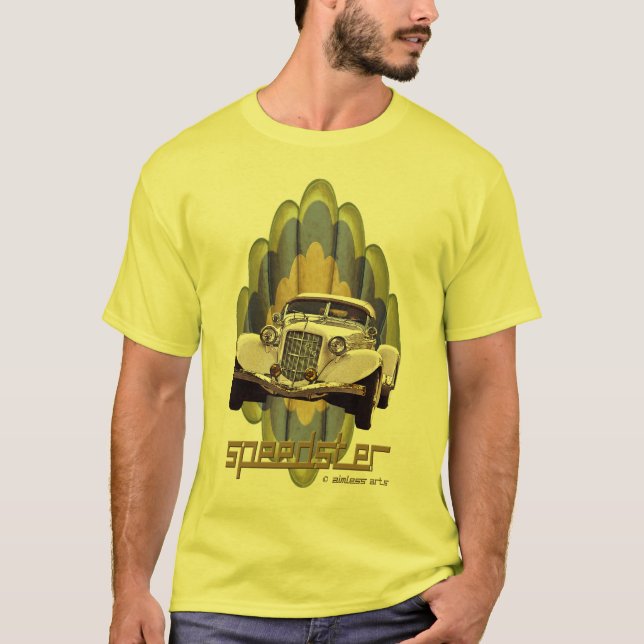 Kastanjebrun Speedster T-tröja Tee (Framsida)