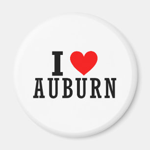 Kastanjebrunt Alabama stadsdesign Magnet