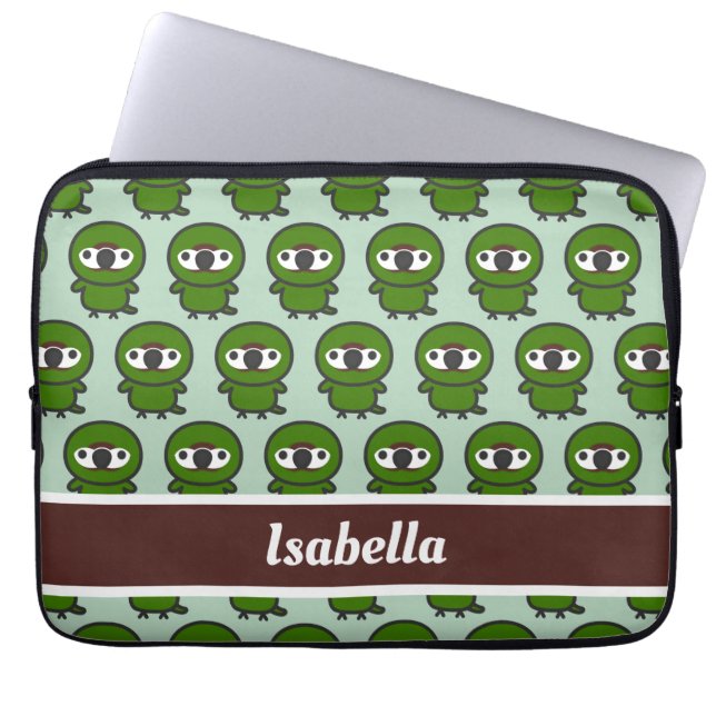 Kastanjefronterad Macaw Laptop Fodral (Framsidan)