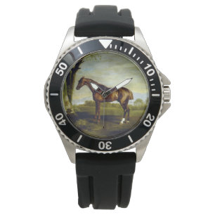 Kastanjehäst i ett liggande (George Stubbs) Armbandsur