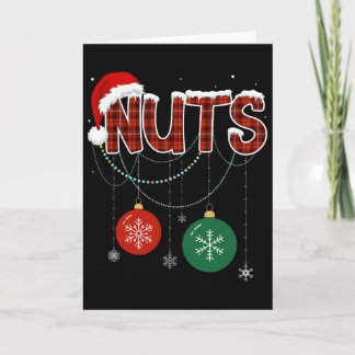 Kastanjer Matchande Familj Kul Par Kastanjer Jul  Kort