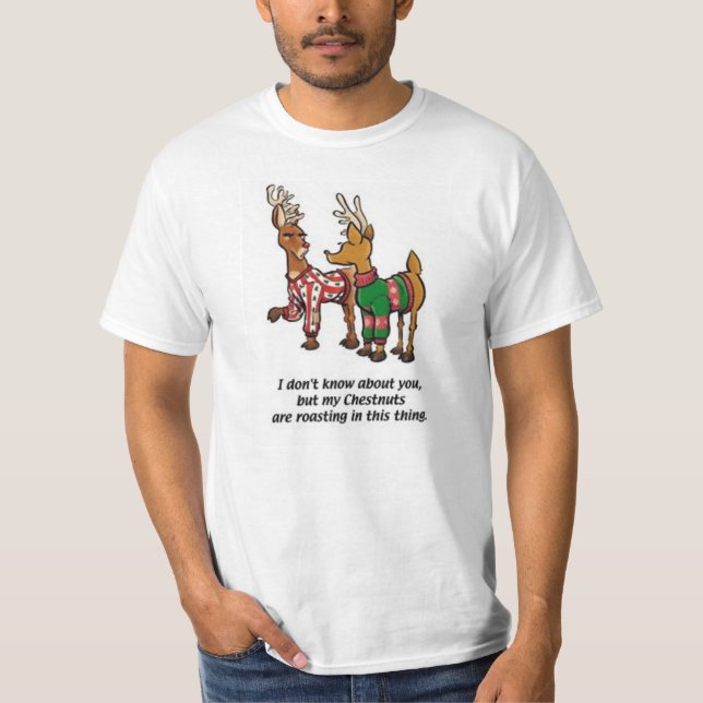 Kastanjer stekande t shirt (Framsida)