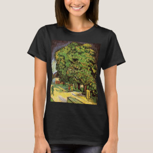 Kastanjeträd i blom by Vincent van Gogh T Shirt