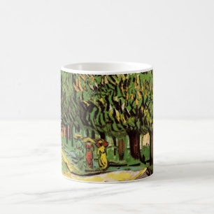 Kastanjeträd i blomning av Vincent van Gogh Kaffemugg