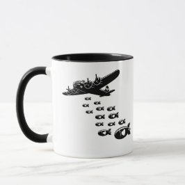 Kastar kärleksbomber mugg
