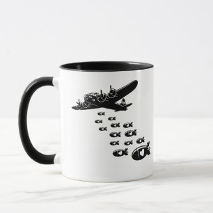 Kastar kärleksbomber mugg