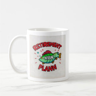Kastar sig in i pensionärslivet!" kaffemugg
