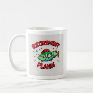 Kastar sig in i pensionärslivet!" kaffemugg