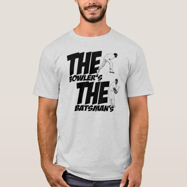 Kastare innehav batsman'sens Willey Tee Shirt (Framsida)