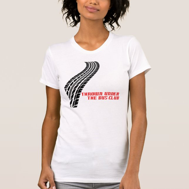 Kastat under bussklubben (2-sides beklär), tee shirt (Framsida)