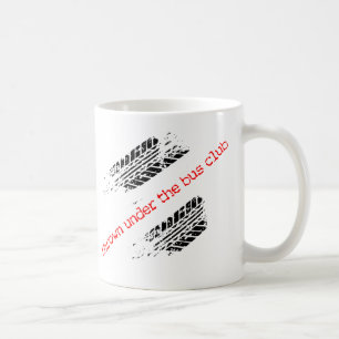 Kastat under bussklubbmuggen kaffemugg