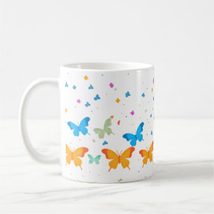 Kastelfjäril och konfetti Mugg