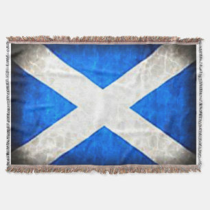 Kastfilt. Flagga av Scotland. Filt