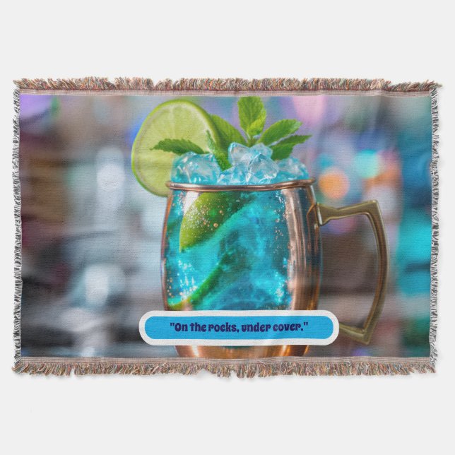 Kastfilt med cocktail  filt (Framsidan)