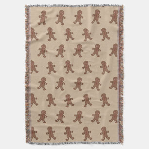 Kastfilt med Gingerbread Boys-mönster Filt