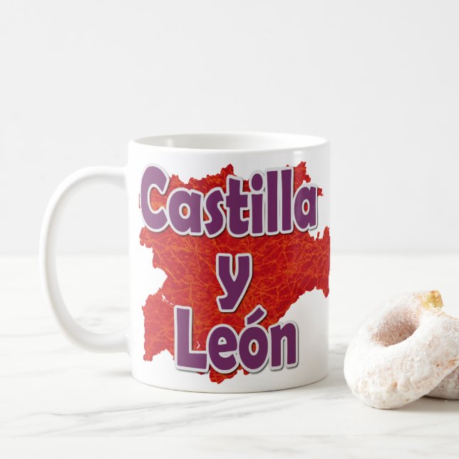 Kastilien och Leon Kaffemugg (Med munk)