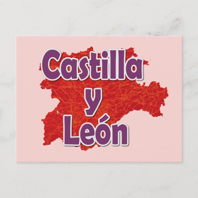 Kastilien och Leon Vykort (Framsida)