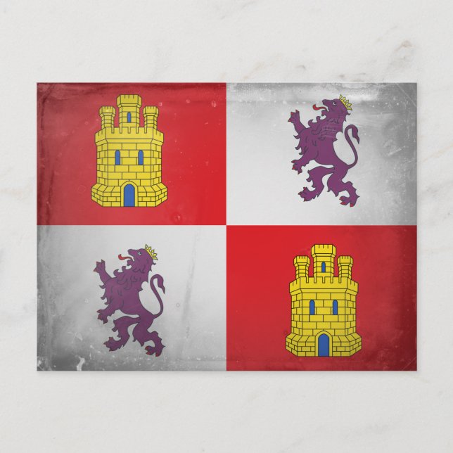 Kastilien och León Vykort (Framsida)