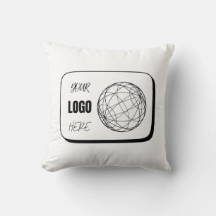 Kastkuddar Din logotyp här Kudde