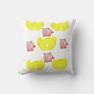 Kastkudde Citron Kudde