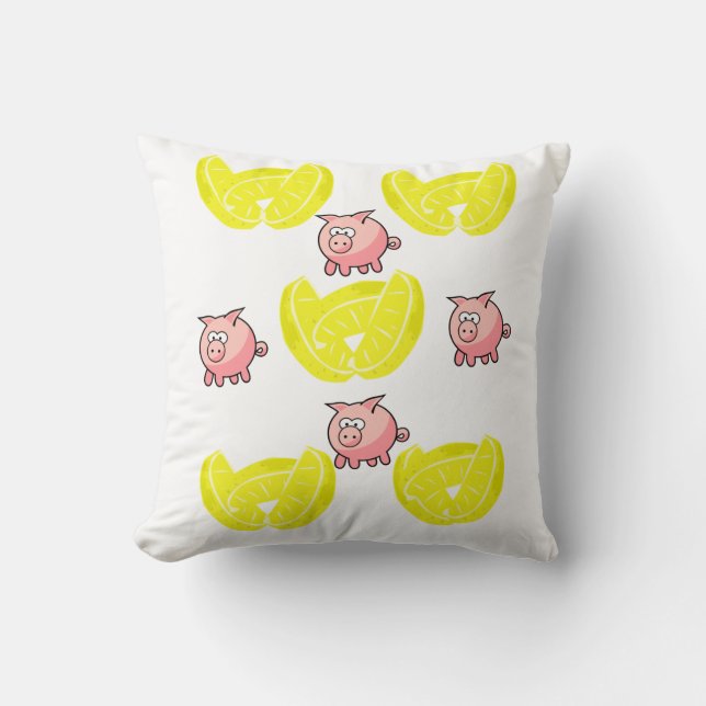 Kastkudde Citron Kudde (Framsida)