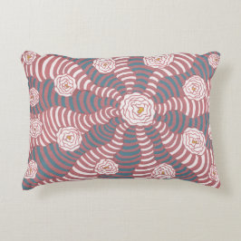 Kastkudde. Design "Rose Gold Borealis" Prydnadskudde