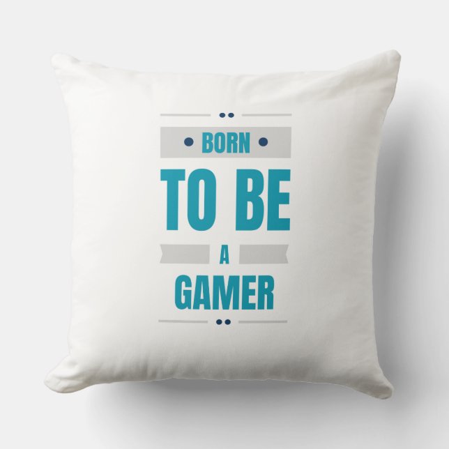 Kastkudde för född gamer kudde (Framsida)