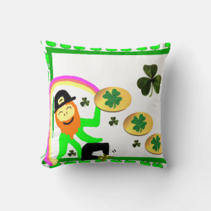 Kastkudde för St. Patrick's Day Kudde
