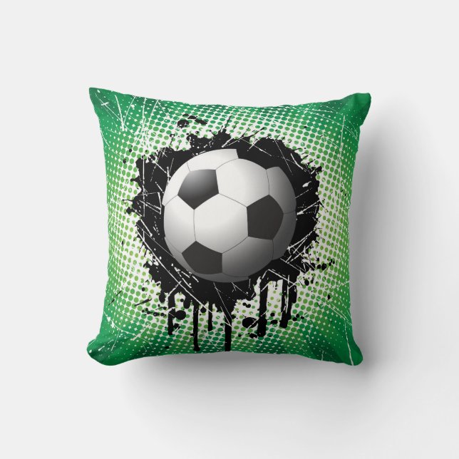 Kastkudde-Fotboll Kudde (Framsida)
