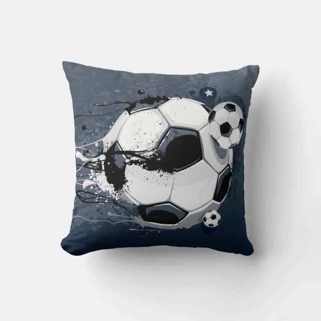 Kastkudde-Fotboll Kudde (Framsida)