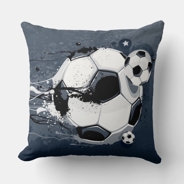 Kastkudde-Fotboll Kudde (Framsida)
