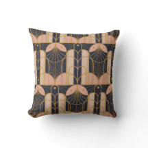 Kastkudde i Art Deco-stil