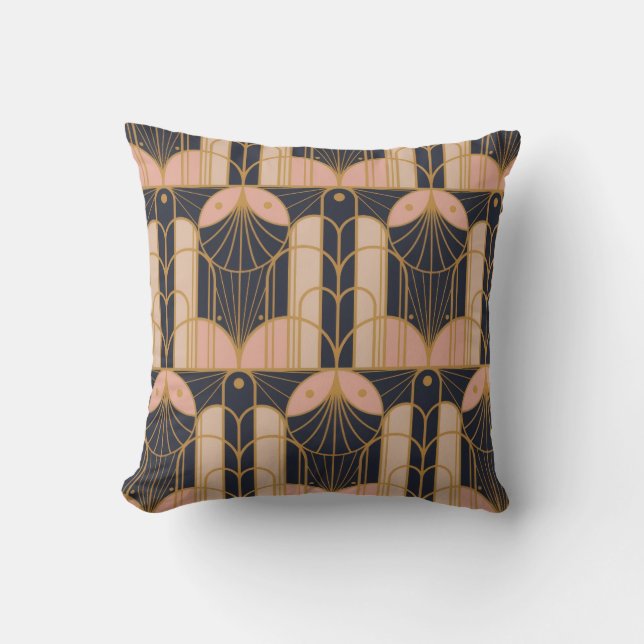Kastkudde i Art Deco-stil Kudde (Framsida)