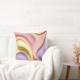 Kastkudde i stilren abstrakt grafik kudde